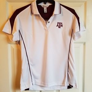 A&M Polo size Medium sport fabric